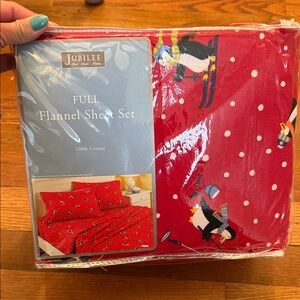 Jubilee Full Flannel Sheet Set